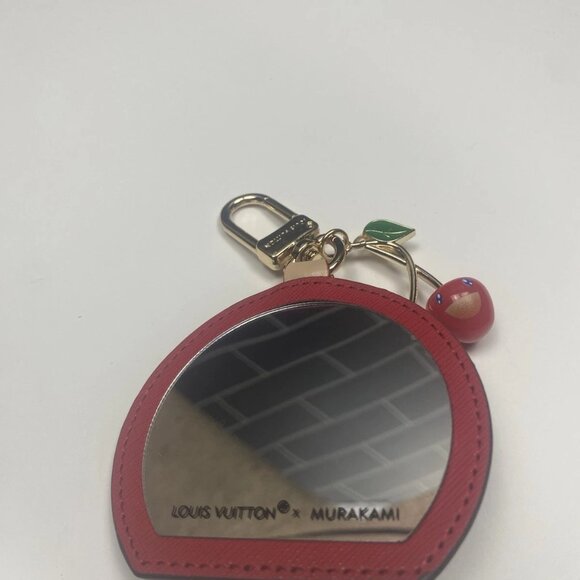 Louis Vuitton x Takashi Murakami Cerise Mini Mirror Bag Charm Keychain - Picture 5 of 5